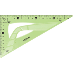 Maped winkelhaak onbreekbaar 21 cm, 60°, geassorteerde kleuren: blauw en groen