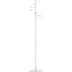 MAUL kapstok Caurus metaal, hoogte 177 cm, 7 ophangrails, wit RAL9010