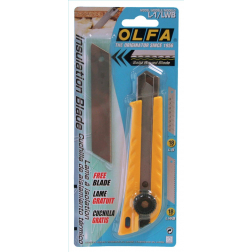 Olfa cutter L-1, inclusief vervangmes, op blister