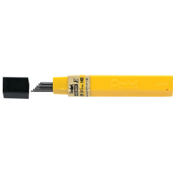 Pentel potloodstiften, 0,9 mm, HB, etui van 12 stuks