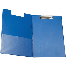 Q-CONNECT klemplaat, PP, ft A4, dubbel, blauw