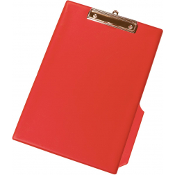 Q-CONNECT klemplaat, PP, ft A4, rood