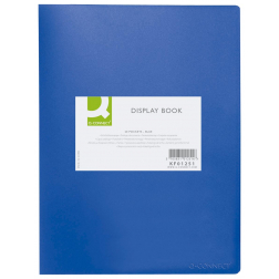 Q-CONNECT showalbum, A4, 20 tassen, blauw