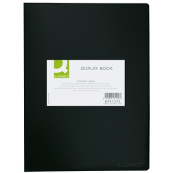 Q-CONNECT showalbum, A4, 20 tassen, zwart