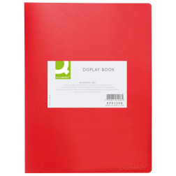 Q-CONNECT showalbum, A4, 40 tassen, rood