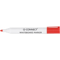 Q-CONNECT whiteboardmarker, 2-3 mm, ronde punt, rood