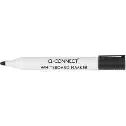 Q-CONNECT whiteboardmarker, 2-3 mm, ronde punt, zwart