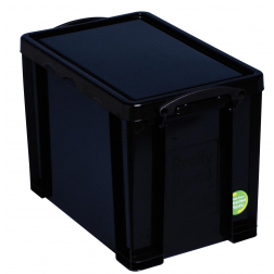Really Useful Box opbergdoos 19 liter, zwart