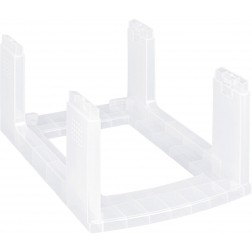 Really Useful Box sectie om toren te verhogen met doos of lade, transparant