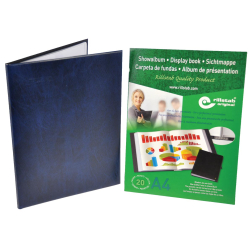 Rillstab showalbum A4 40 tassen, blauw