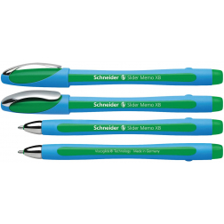 Schneider balpen Slider Memo, extra breed, groen