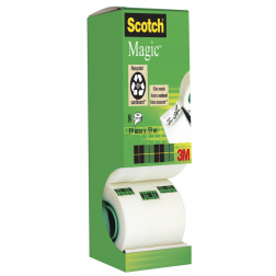 Scotch plakband Scotch Magic Tape value pack met 8 rollen waarvan 1 gratis
