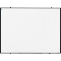 Smit Visual magnetisch whiteboard Softline, gelakt staal, zwart, 90 x 120 cm