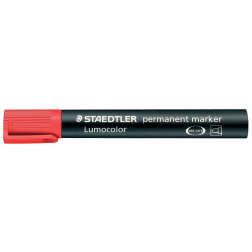 Staedtler Lumocolor 352, permanent marker, ronde punt, 2 mm, rood