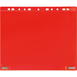 Tarifold geperforeerde showtas, dubbelzijdig magnetisch, rood, pak van 5 stuks