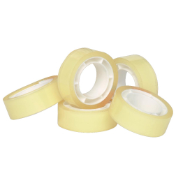 Tesafilm Standard, ft 19 mm x 10 m, toren met 8 rolletjes