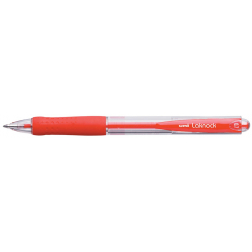 Uni-ball balpennen Laknock schrijfbreedte 0,3 mm, schrijfpunt: 0,7 mm, fijne punt, rood
