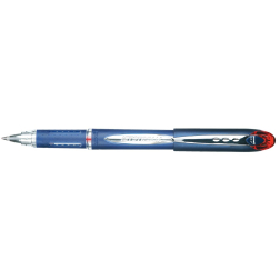 Uni-ball roller Jetstream rood, schrijfbreedte 0,35 mm, fijn schrift, schrijfpunt 0,7 mm, blauwe rubbe...