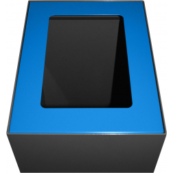 V-Part top voor modulaire afvalbak 60 l, blauw