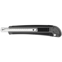 Westcott Professional cutter, 9 mm, zwart/grijs, op blister
