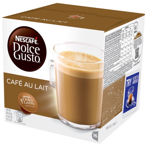 Nescafé Dolce Gusto koffiecapsules, Café au lait, pak van 16 stuks