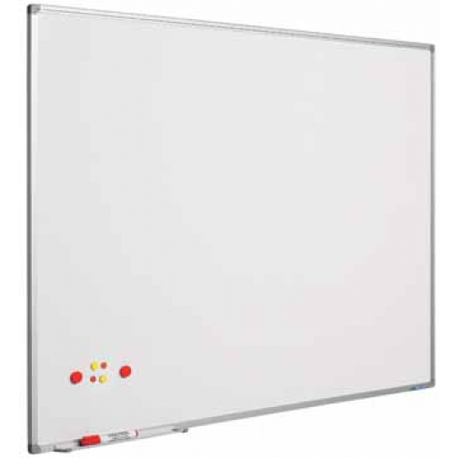 Smit Visual magnetisch whiteboard, gelakt staal, 90 x 120 cm