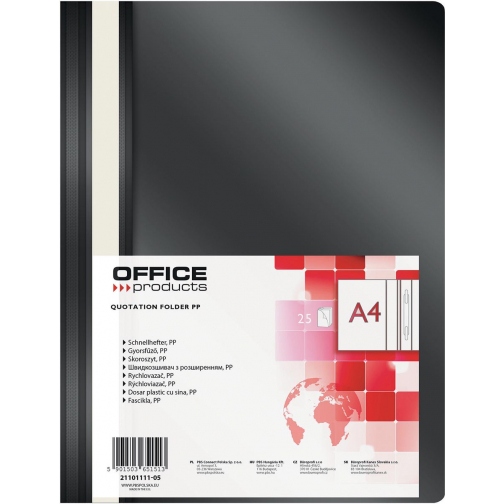 OFFICE products snelhechtmap, zwart