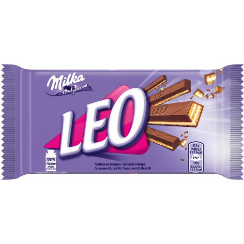 Milka Leo melkchocoladereep, 33 g