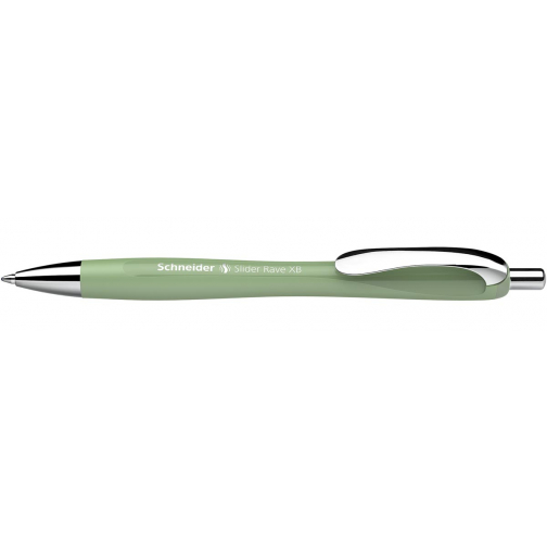 Schneider balpen Slider Rave Trend Edition, extra breed, blauwe inkt, organic green