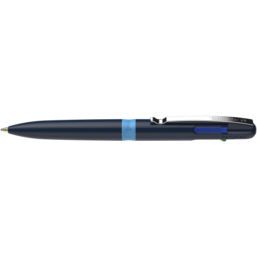 Schneider 4-kleurenbalpen Take 4, medium, donkerblauw/lichtblauw