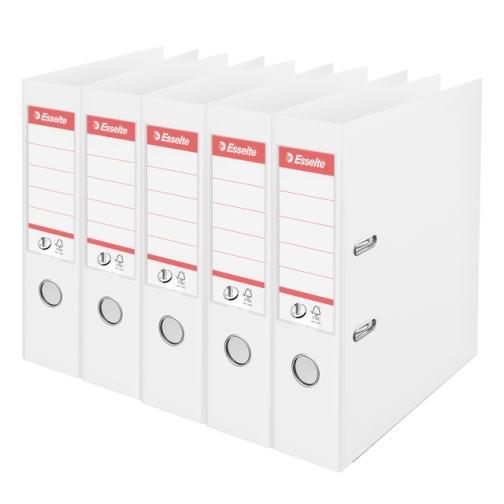 Ordner Esselte Vivida No.1 multipack 75mm A4 5 stuks wit