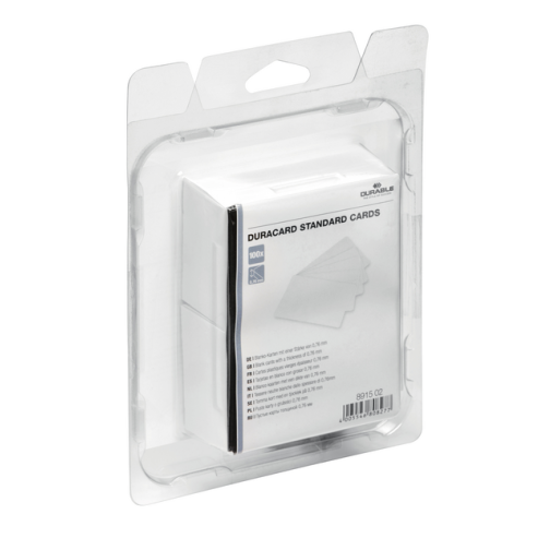 Kunststof kaarten Duracard 0,76mm