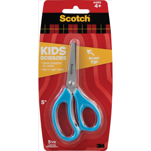 Scotch schaar Kids, botte punt, 12 cm, geassorteerde kleuren
