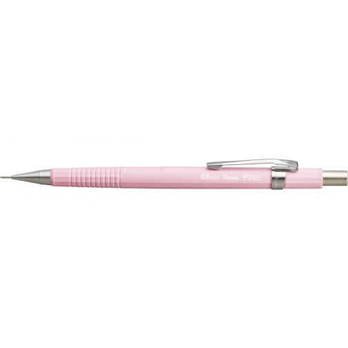 Pentel vulpotlood voor potloodstiften: 0,5 mm, pastel roze houder
