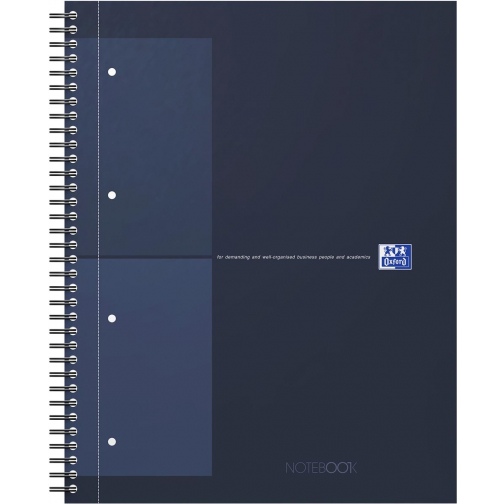 Oxford INTERNATIONAL Notebook Actie 30 jaar, 160 bladzijden, ft A4+, geruit 5 mm, blauw