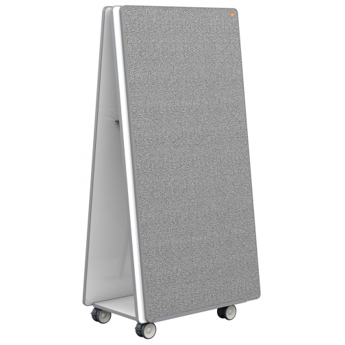 Nobo Move & Meet mobiel systeem, 2 whiteboard en 2 memoboard panelen, 90 x 180 cm