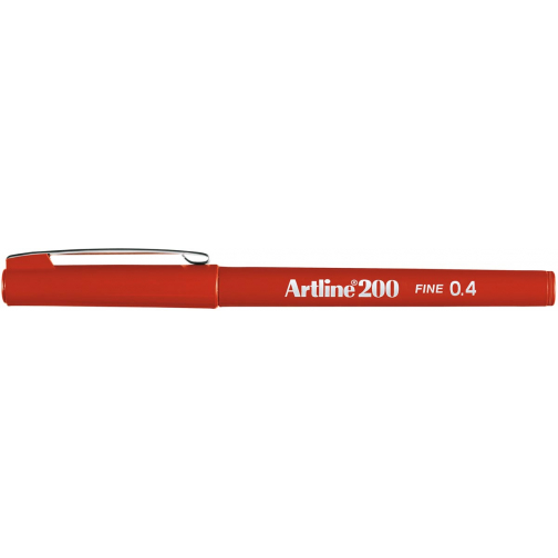 Artline 200 fineliner, donkerrood