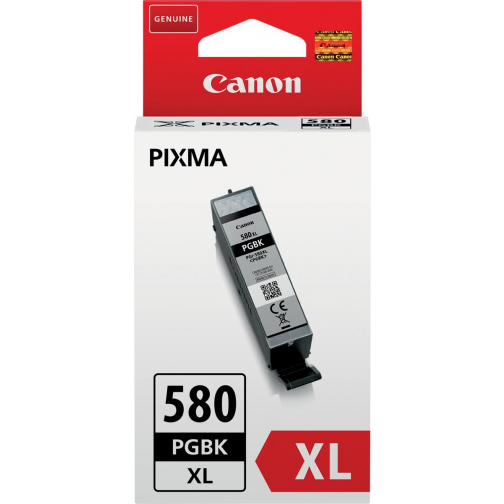 Canon inktcartridge PGI-580 PGBK XL, 400 pagina's, OEM 2024C001, zwart