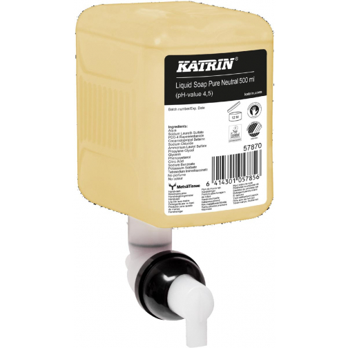 Katrin vloeibare zeep 57870 Clean, flacon van 500 ml