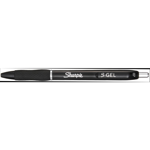 Sharpie S-gel roller, medium punt, blister van 3 stuks, zwart
