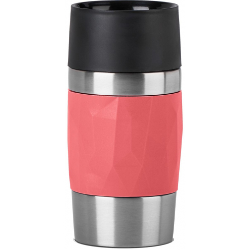 Emsa Travel Mug Compact thermosbeker, 0,3 l, koraal
