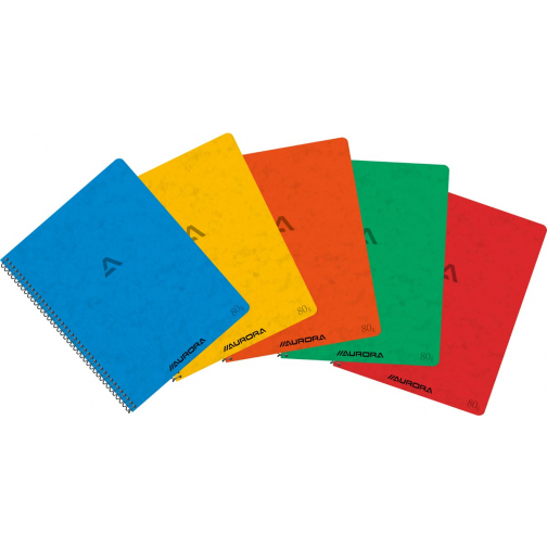 SPIRAALSCHRIFT 60BL. GERUIT ft 16,5 x 21 cm, 120 bladzijden, geruit 5 mm