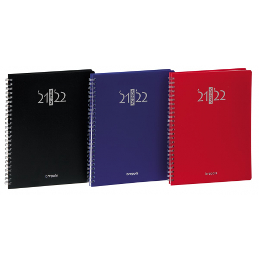 Brepols schoolagenda Prevision Polyprop, geassorteerde kleuren, 2025-2026