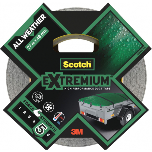 Scotch krachtige tape Extremium Duct Tape All Weather, ft 48 mm x 27 m