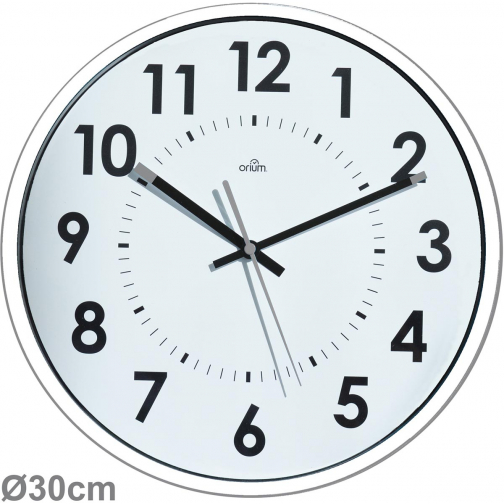 Orium by CEP wandklok, quartz, diameter 30 cm, wit