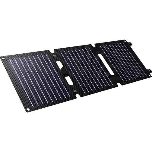 Trust Zuny opvouwbaar zonnepaneel, ideaal voor het opladen van smartphones en tablets, 20 W