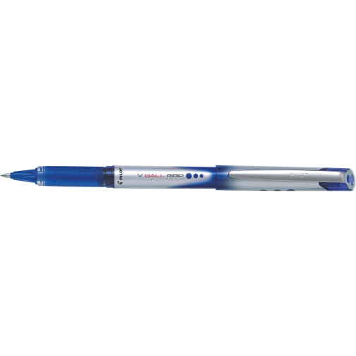 Pilot roller V-BALL Grip, medium punt 0,7 mm, blauw