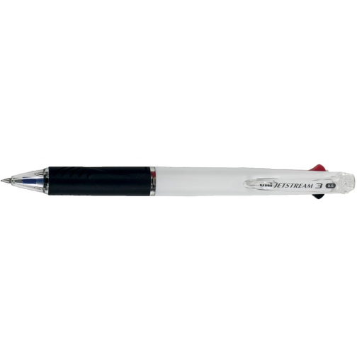 Uniball Roller Jetstream 3 colours, wit lichaam