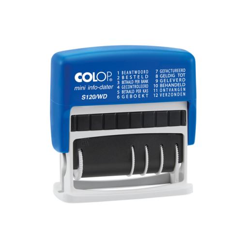 Kaarthouder Europel A4 Polystone antraciet