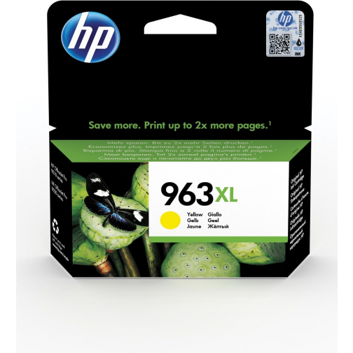 HP inktcartridge 963XL, 1.600 pagina's, OEM 3JA29AE, geel